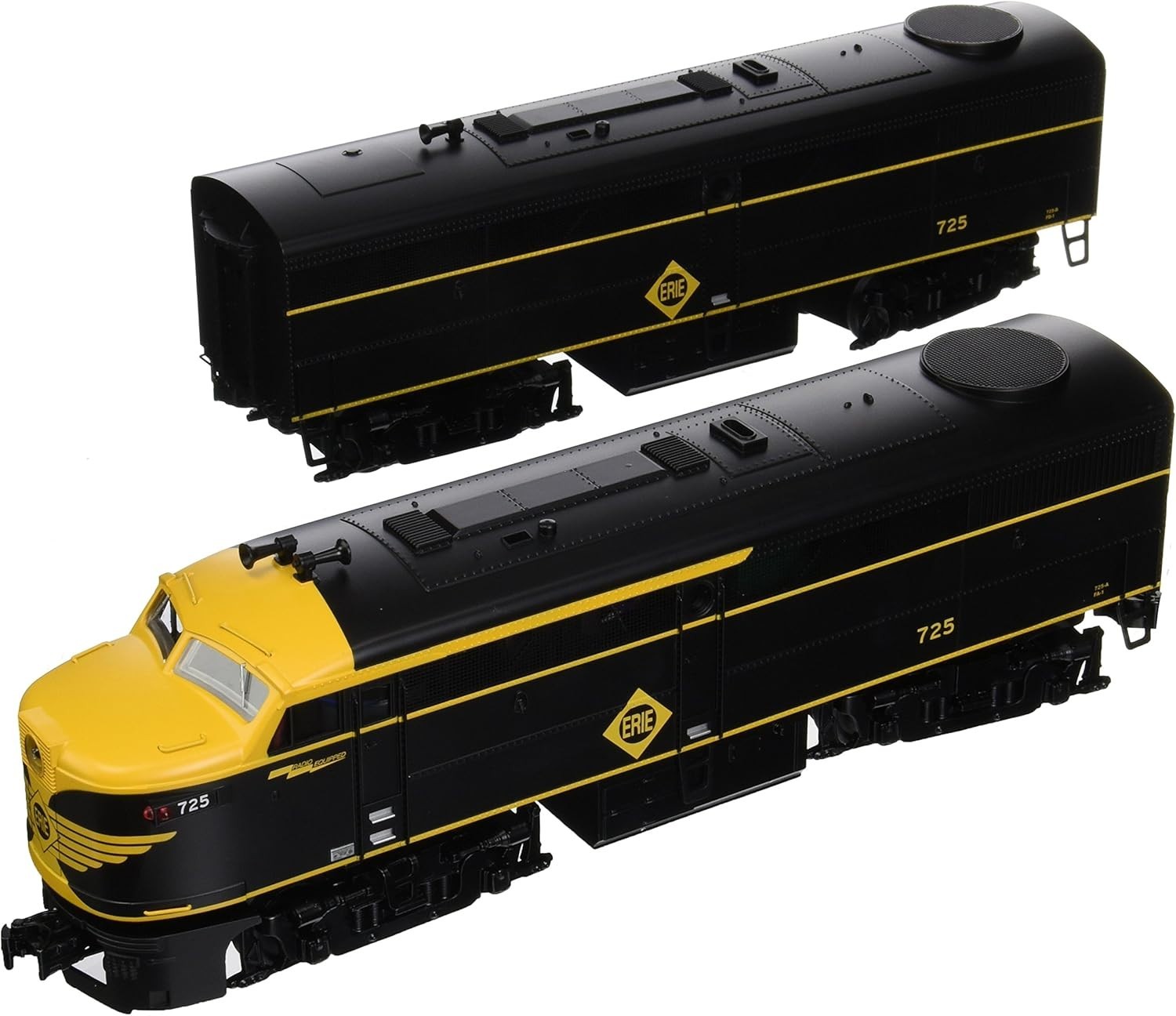 Bachmann Industries Powered Fa-1 / Dummy Fb-1 Scale Diesel Set Erie 725A - 725 B