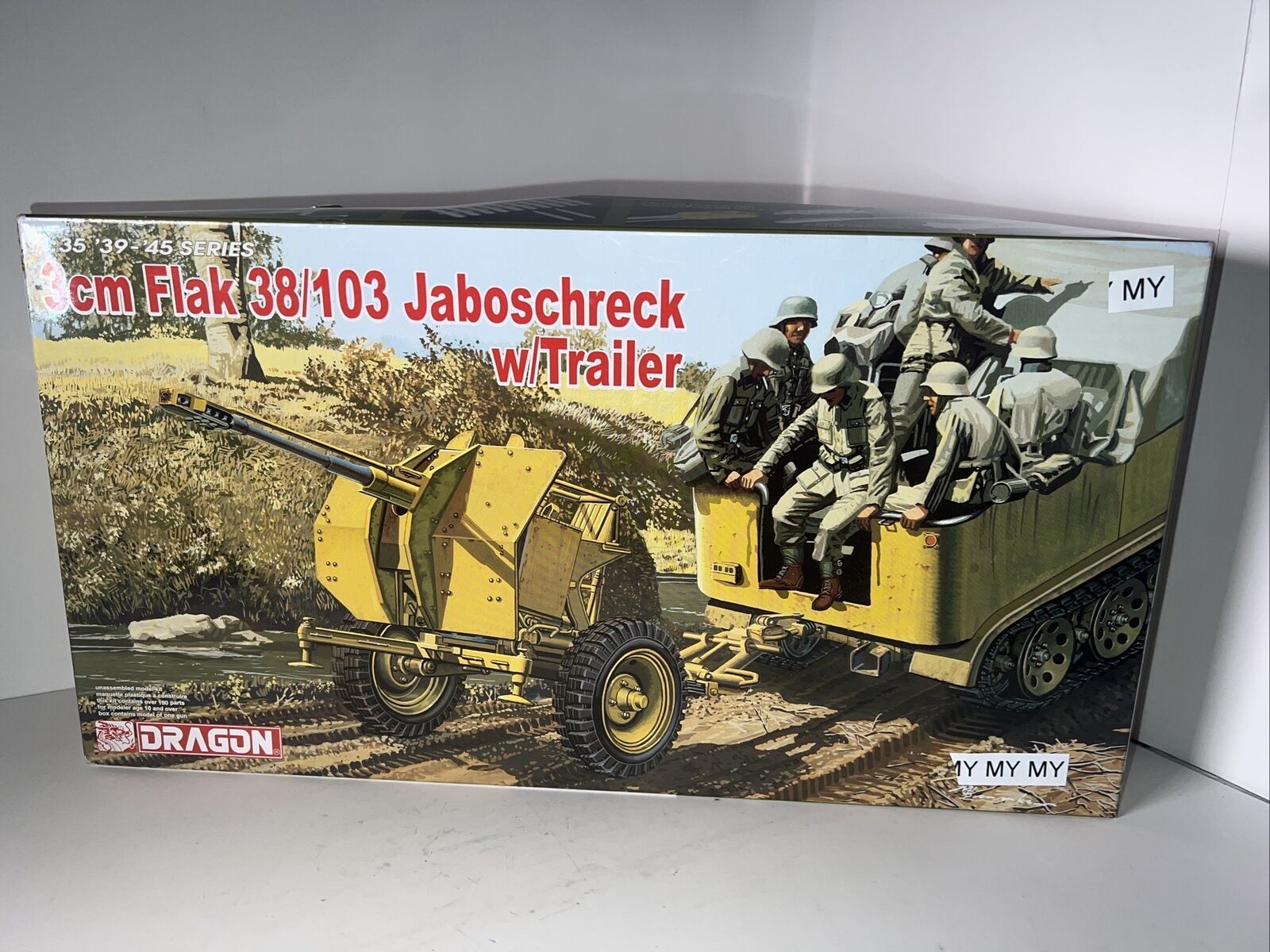 Dragon (6353-03B) 3cm Flak 38/103 Jaboschreck w/Trailer 1:35 Scale Model Kit New