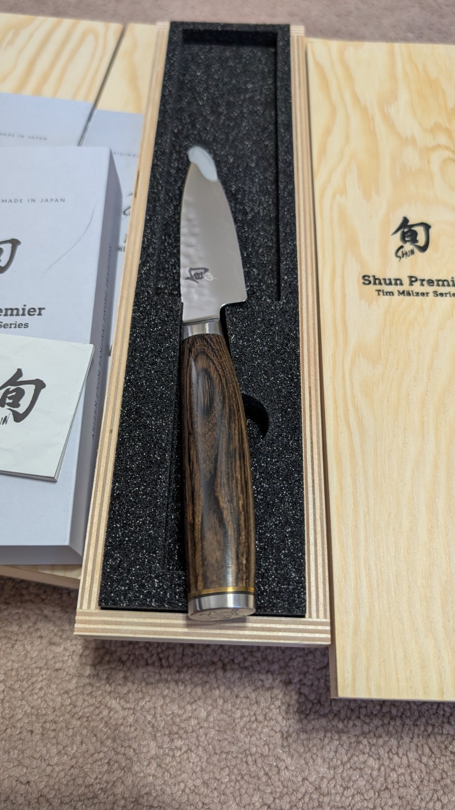 Shun Premier 4-Inch Paring Knife - Tim Malzer Series - TDM-1700