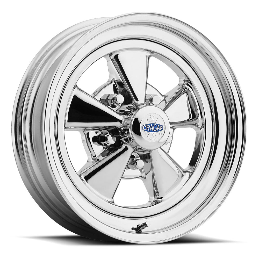 CRAGAR 08/61 Super Sport 14X7 5X114.3/5X120.65/5X127 3 Chrm/ Alum (Qty of 1)