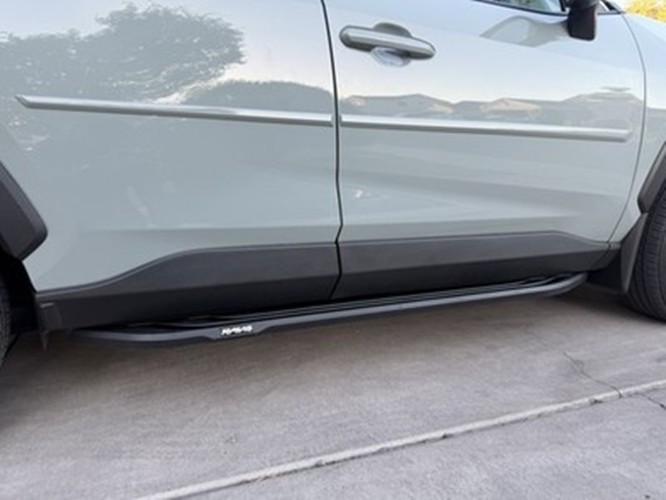 Fit For 19-25 Toyota RAV4  Aluminum Running Board Side Steps Nerf Bars