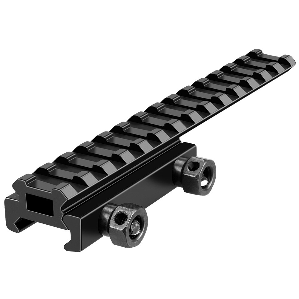 20mm to 20mm Riser Mount Picatinny Rail Scope Extension Riser Base Mount