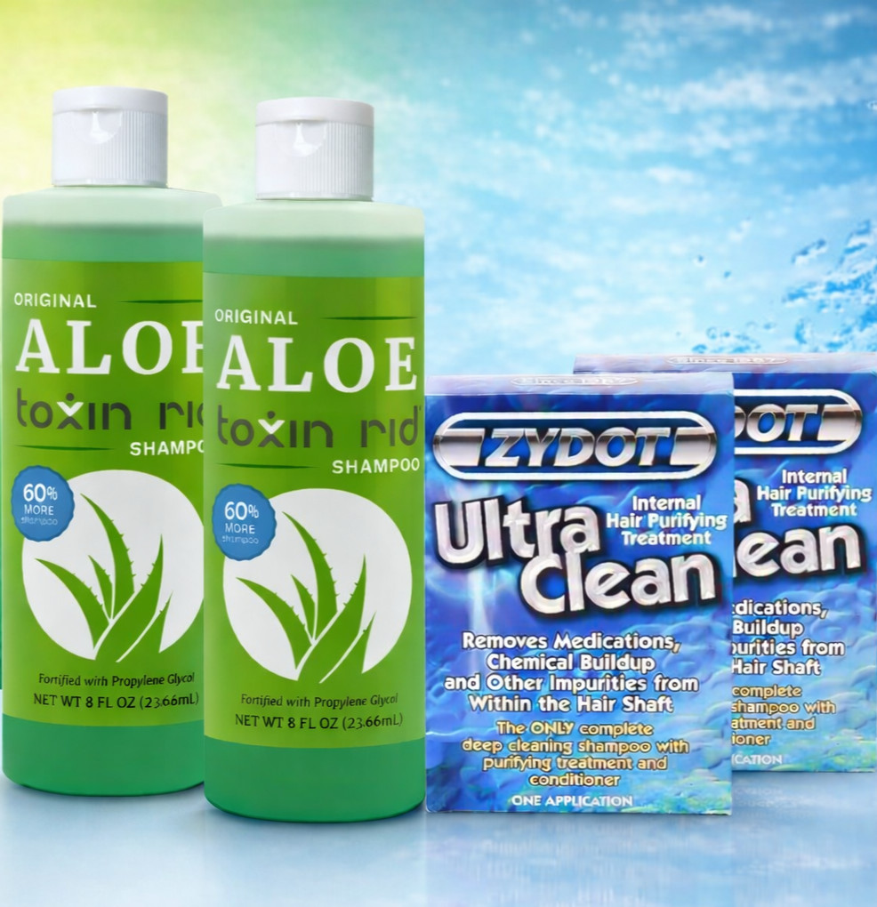 Original Old Style Aloe Toxin Rid Shampoo + Zydot Ultra Clean (2 Set)