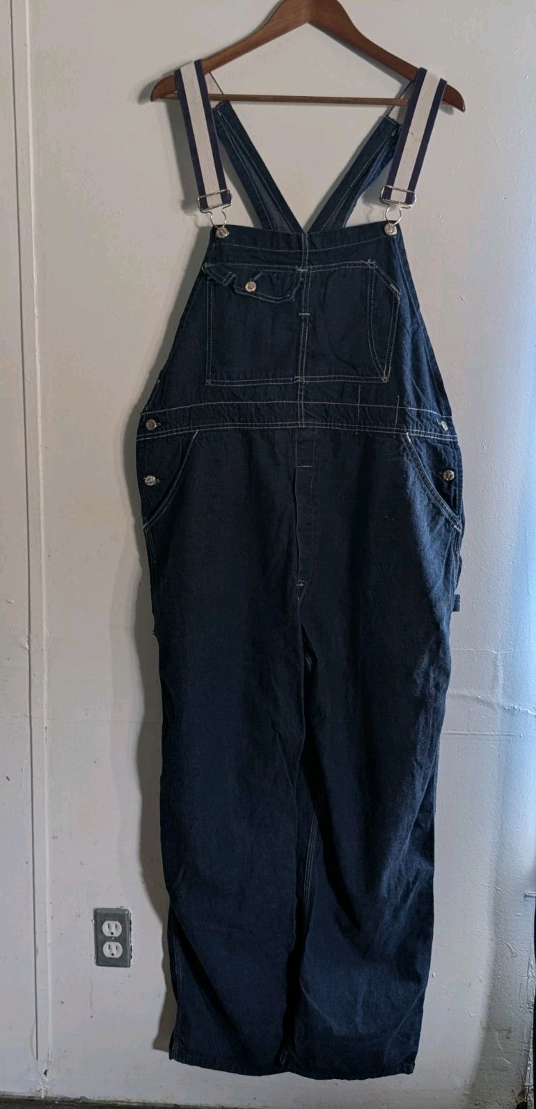 Vintage 1950s 1960s Dubbleware Denim Overalls Union Made Workwear L/XL Vintage 1950s 1960s Dubbleware Denim Overalls Union Made Workwear L/XL
