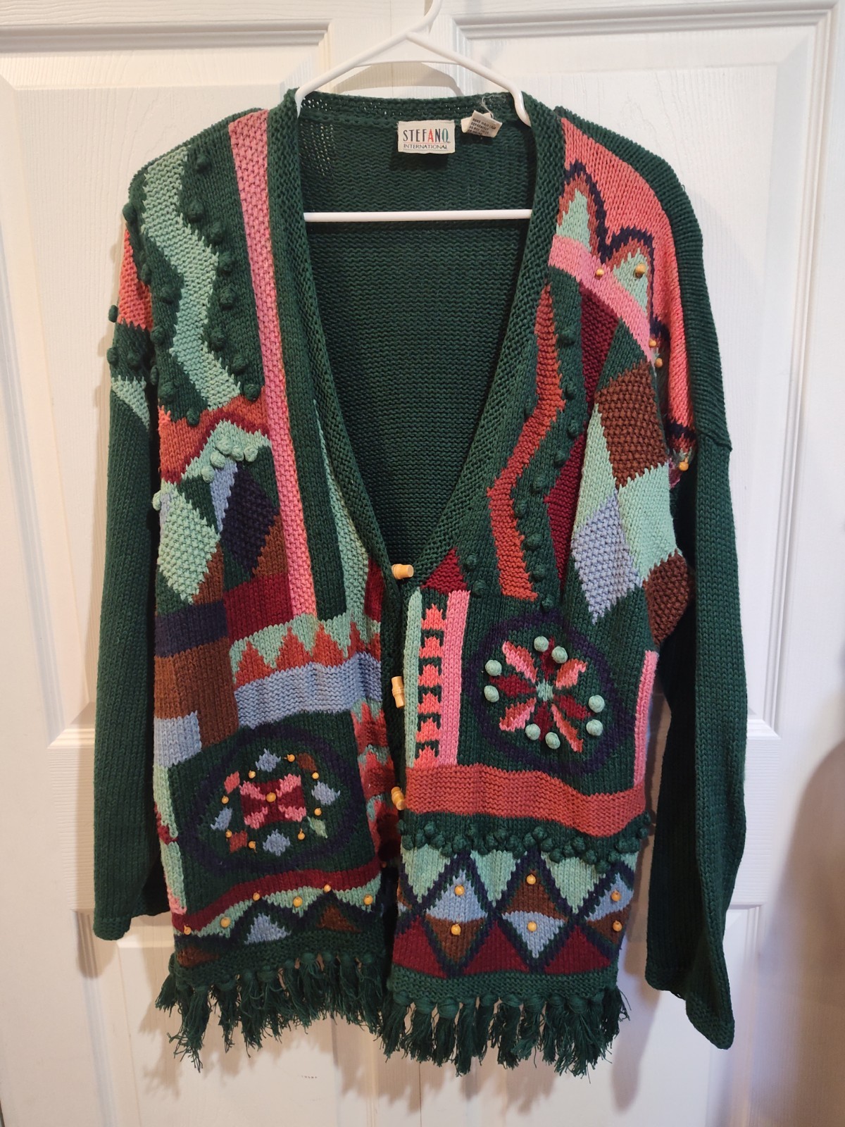 Vintage Stefano International Knit Cardigan Size 22/24 Vintage Stefano International Knit Cardigan Size 22/24