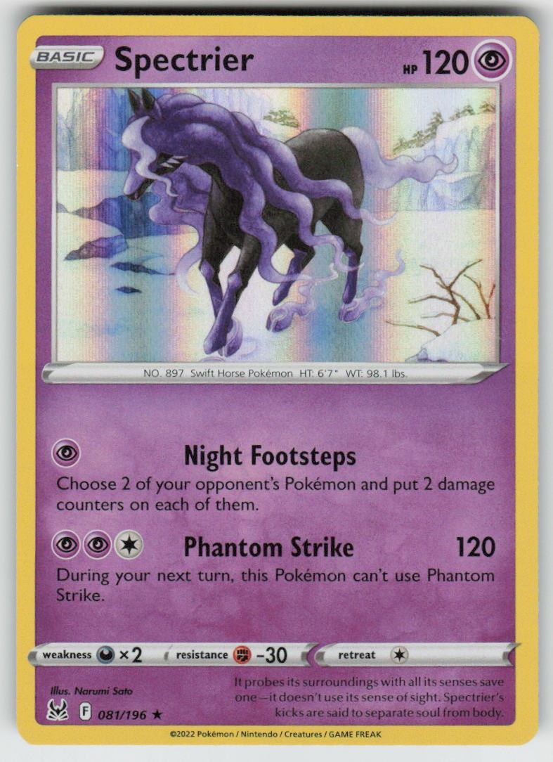 Holo Spectrier 081/196 Rare Lost Origin Near Mint Holo Spectrier 081/196 Rare Lost Origin Near Mint