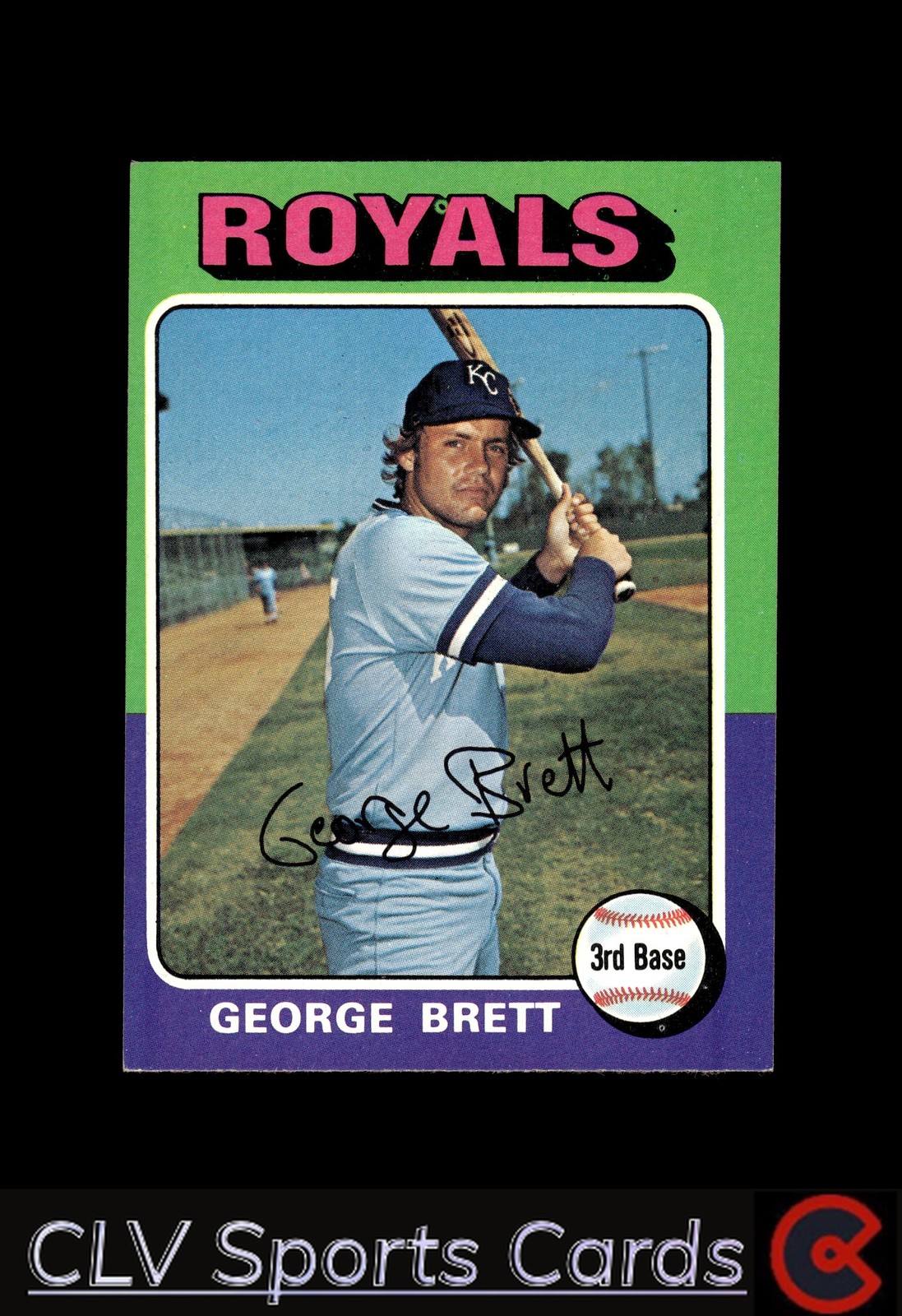 1975 Topps #228 George Brett high grade NM