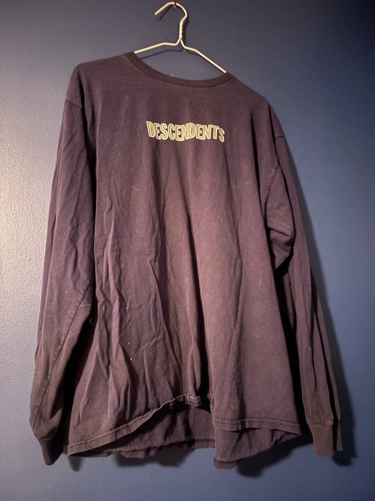 Vintage 90s Descendents Milo Long Sleeve T Shirt sz Xl Punk Epitaph Double Sided