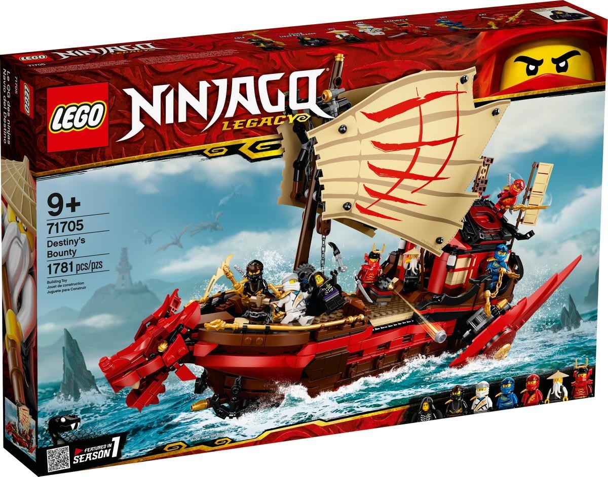 LEGO Destiny\'s Bounty Ninjago 71705 NEW Sealed In Perfect Box LEGO Destiny\'s Bounty Ninjago 71705 NEW Sealed In Perfect Box