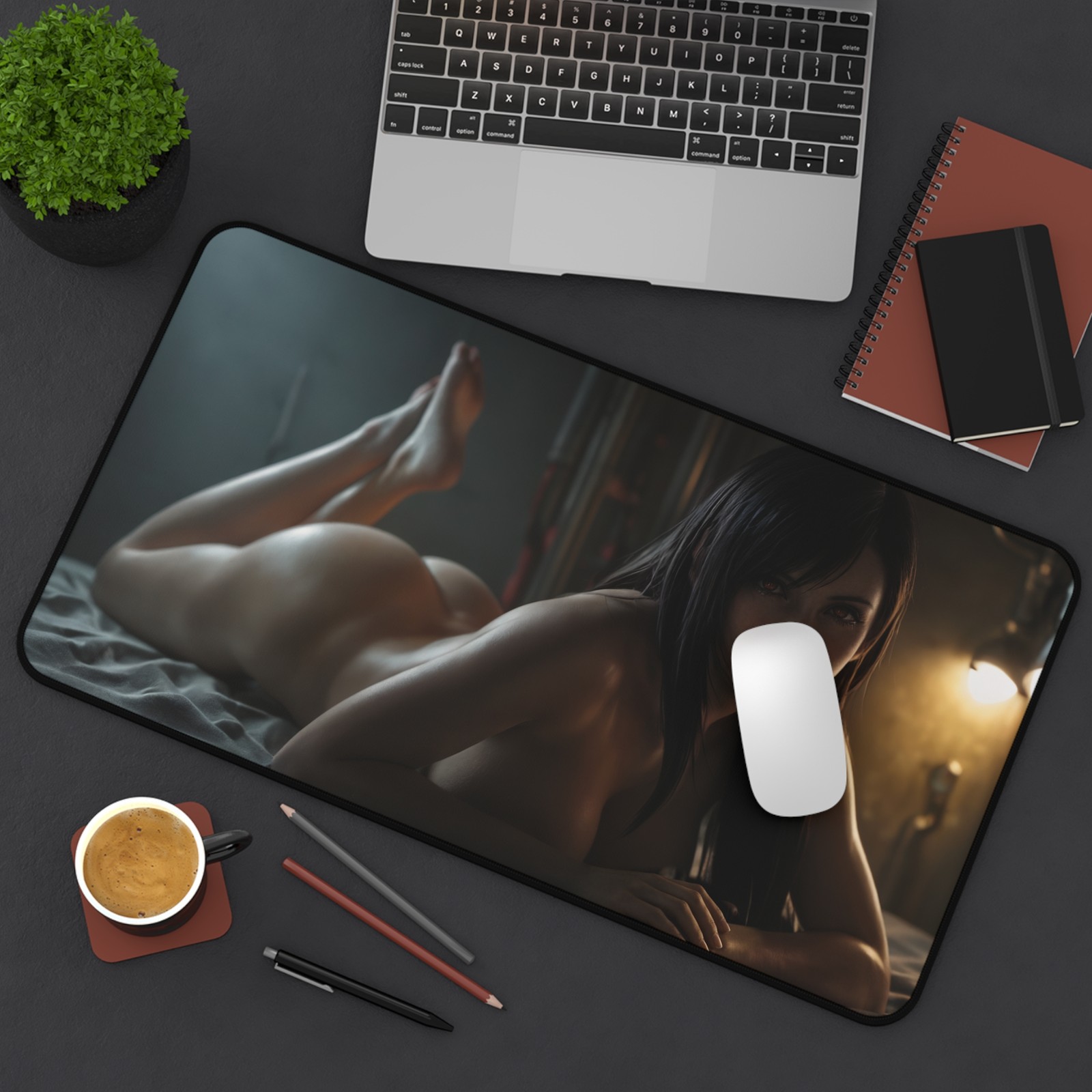 Tifa Lockhart Mouse Pad, FF7 Gaming Desk Mat, Gamer Gift