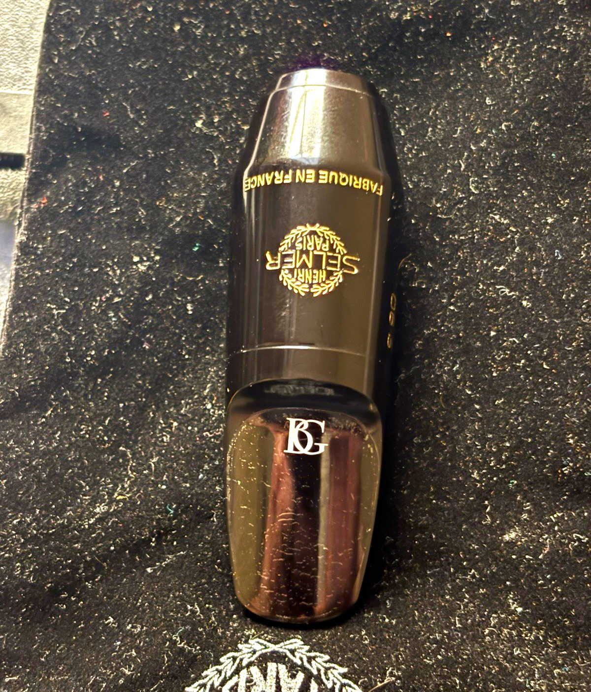 Henri Selmer Paris Soprano Sax Mouthpiece S90 170 Hard Rubber w/ Ligature Cap