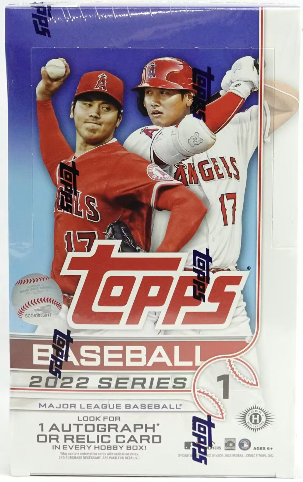 2022 TOPPS SERIES 1 BASEBALL HOBBY BOX 2022 TOPPS SERIES 1 BASEBALL HOBBY BOX