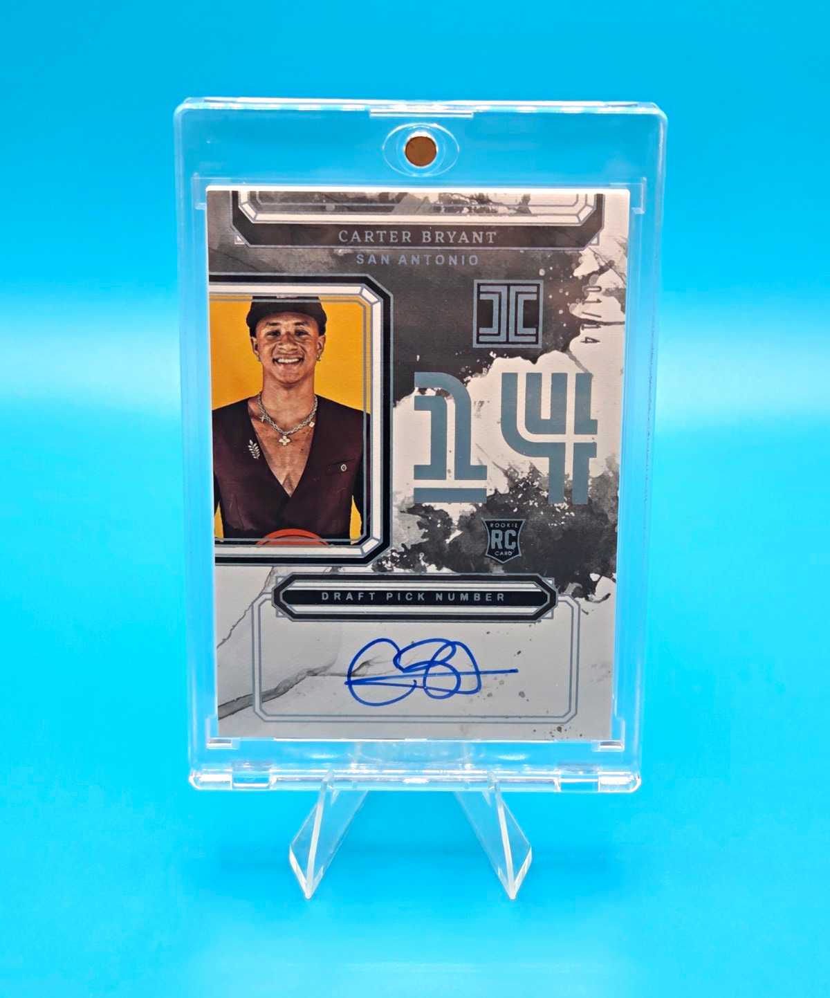Panini 2025-26 Impeccable Basketball- Carter Bryant RC Auto Draft Pick # /14 SSP Panini 2025-26 Impeccable Basketball- Carter Bryant RC Auto Draft Pick # /14 SSP