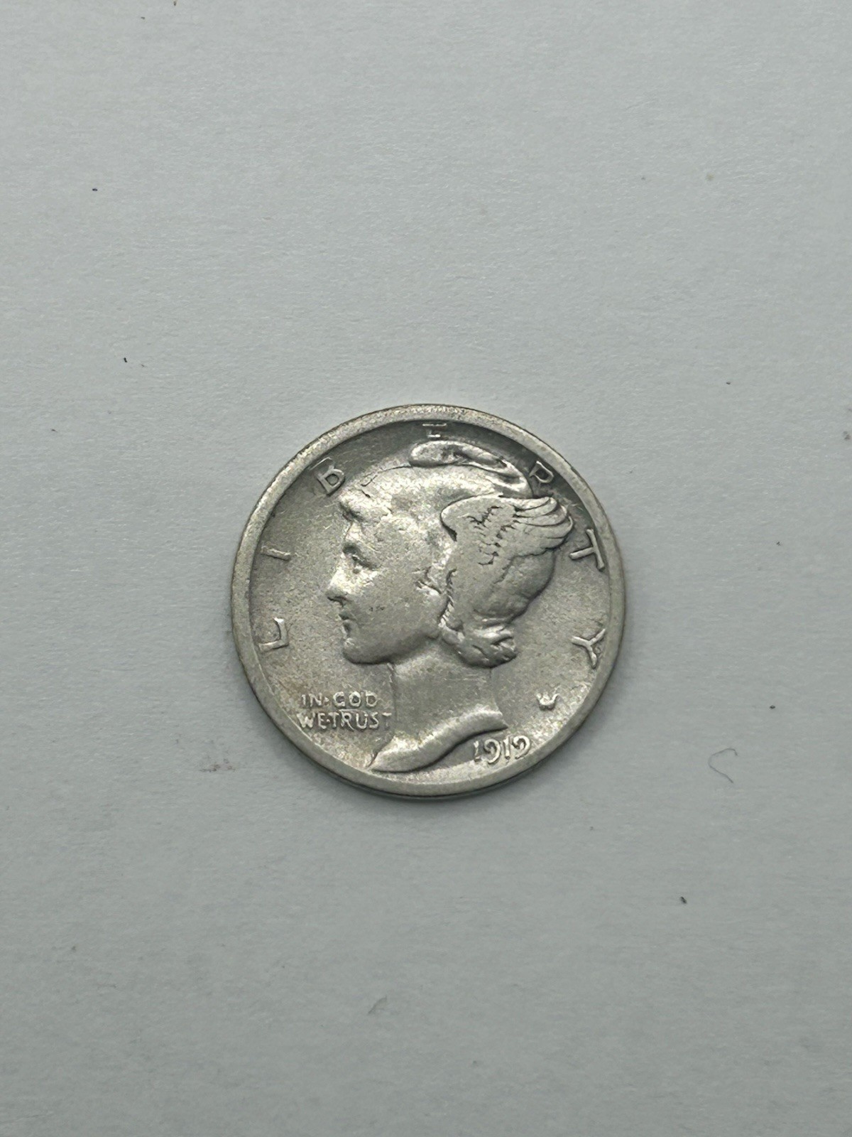 1919D Mercury Dime VG 1919D Mercury Dime VG