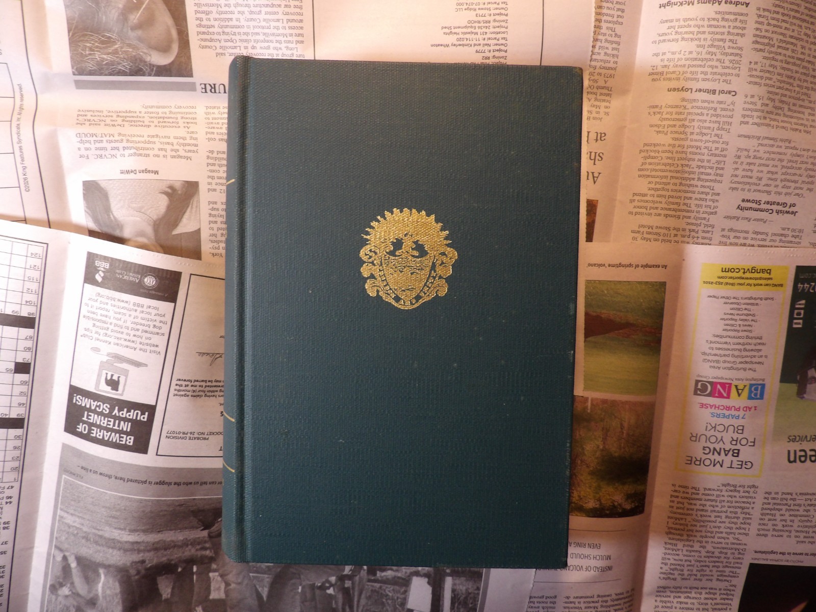 1969 - State of VT The Public Papers - Gov Thomas Chittenden 1778-1789 1790-1797