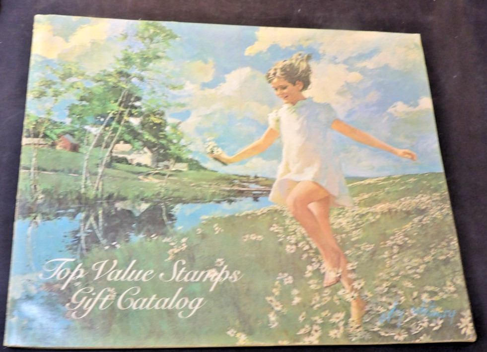 1974 Vintage Top Value Stamps Gift Catalog (Farm/Girl/Daisy Field) 1974 Vintage Top Value Stamps Gift Catalog (Farm/Girl/Daisy Field)