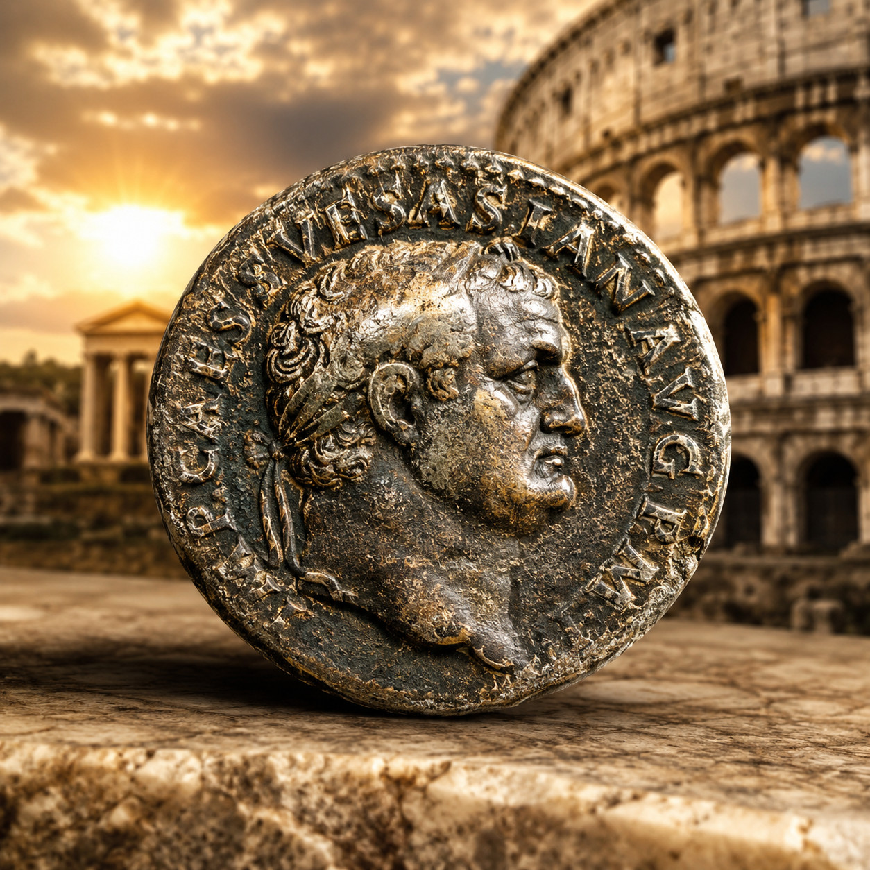 Random Roman Bronze Coins Early Century