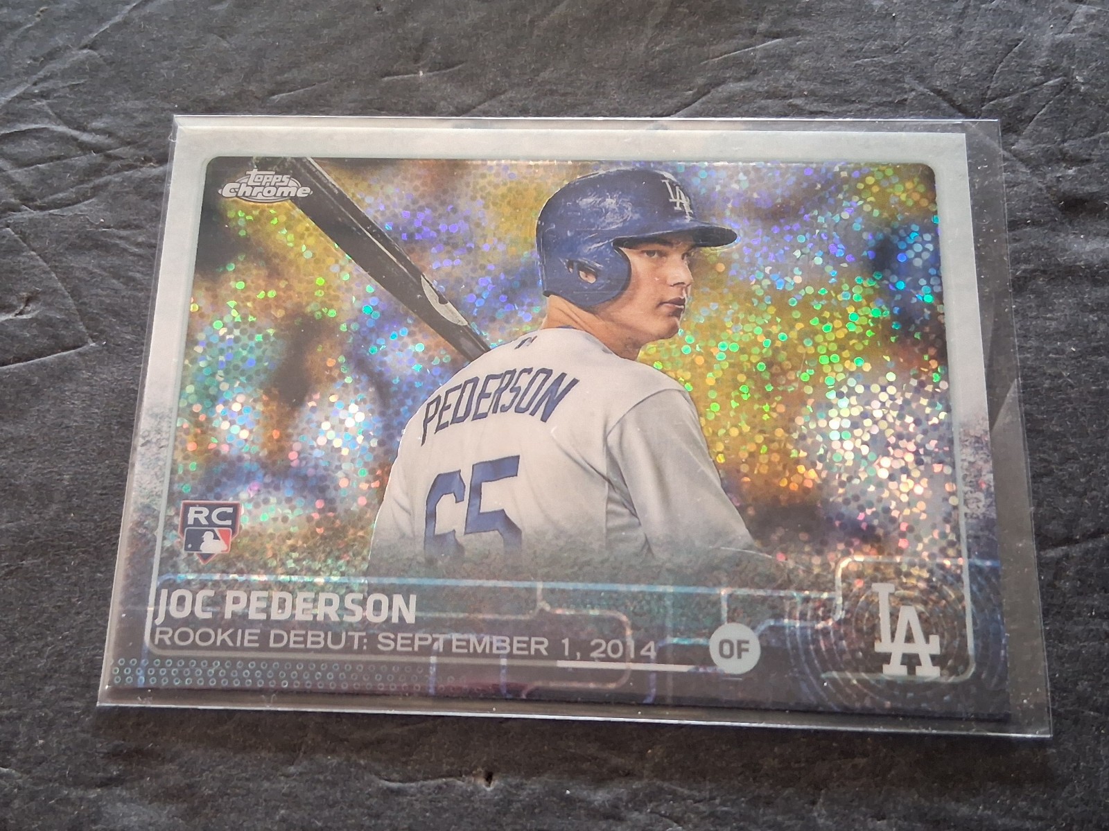 2015 Topps Chrome Update #US376 Joc Pederson RC Sparkle Nmmt