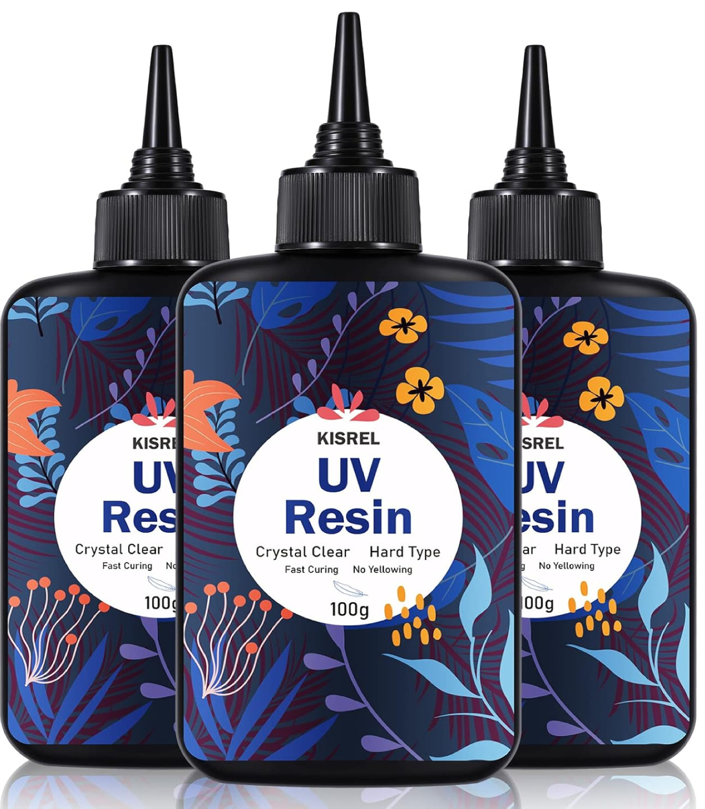 KISREL UV Resin 300g - Upgraded UV Resin Kit, Hard Type Crystal Clear Ultraviole KISREL UV Resin 300g - Upgraded UV Resin Kit, Hard Type Crystal Clear Ultraviole