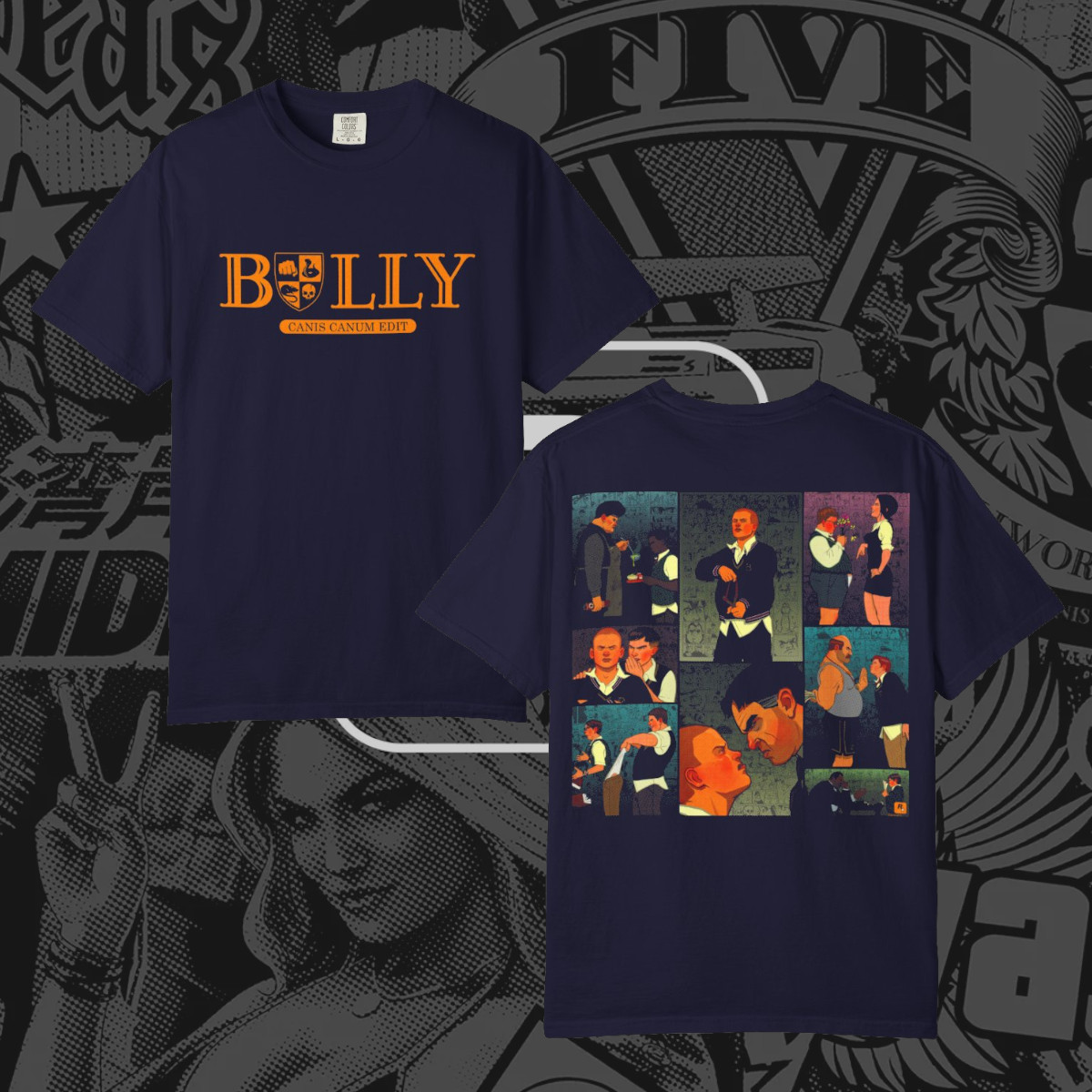 Bully Game Rockstar Games Vintage Playstation Xbox T Shirt