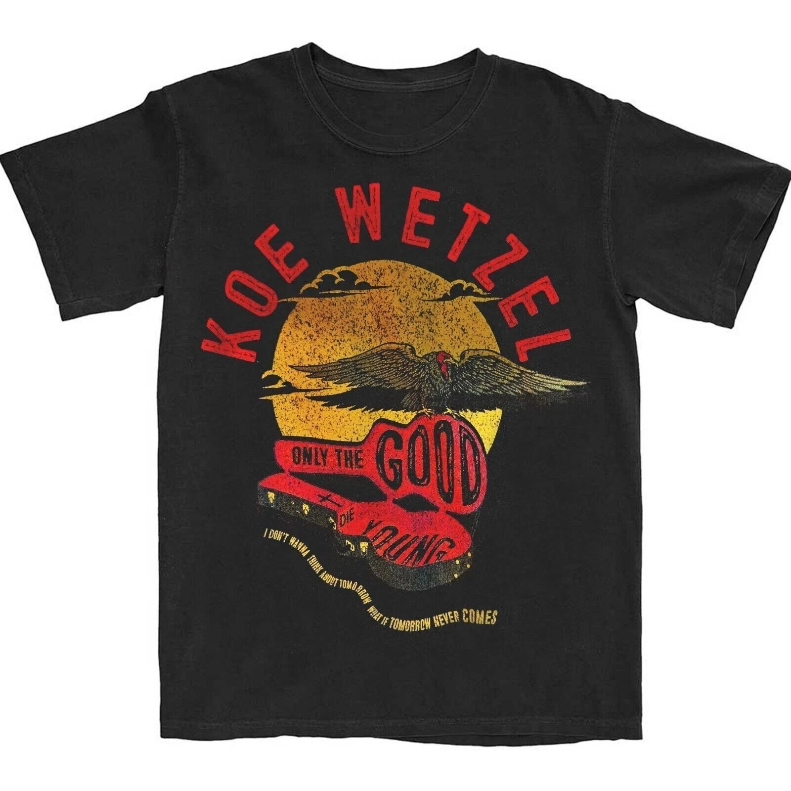 Rare Koe Wetzel Black Short Sleeve All Sizes S-5XL Cotton For Men