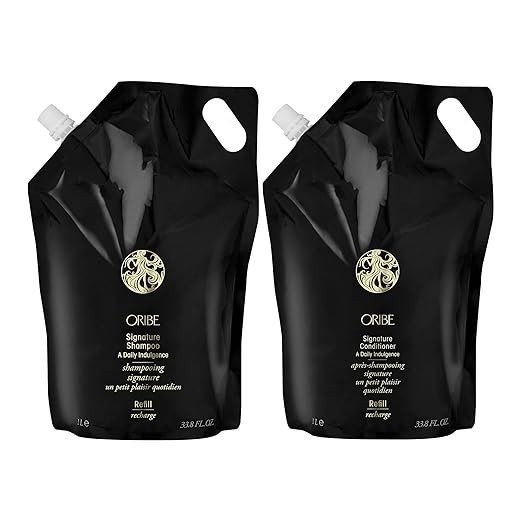 Oribe Signature Shampoo & Conditioner Refill 33.8oz/1L SET 