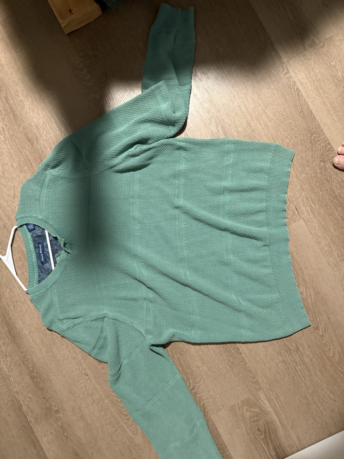 Tommy Bahama SALTWATER TEXTURED ABACO Sweater , Azure Water, $148