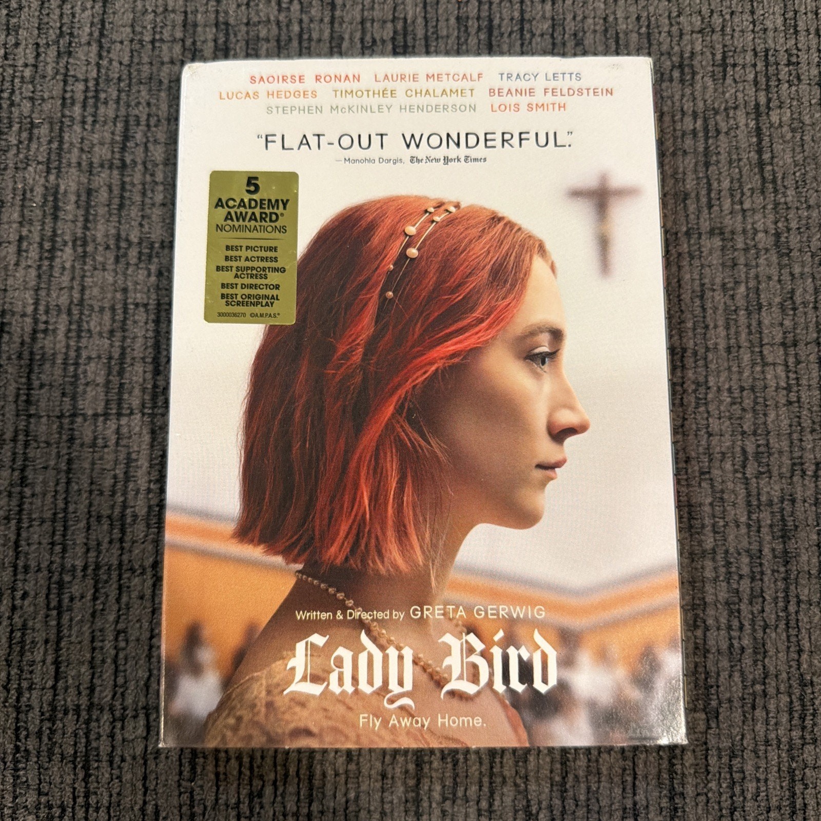 Lady Bird (DVD, 2017) Saoirse Ronan NEW SEALED w/slipcase -some wear to slipcase Lady Bird (DVD, 2017) Saoirse Ronan NEW SEALED w/slipcase -some wear to slipcase