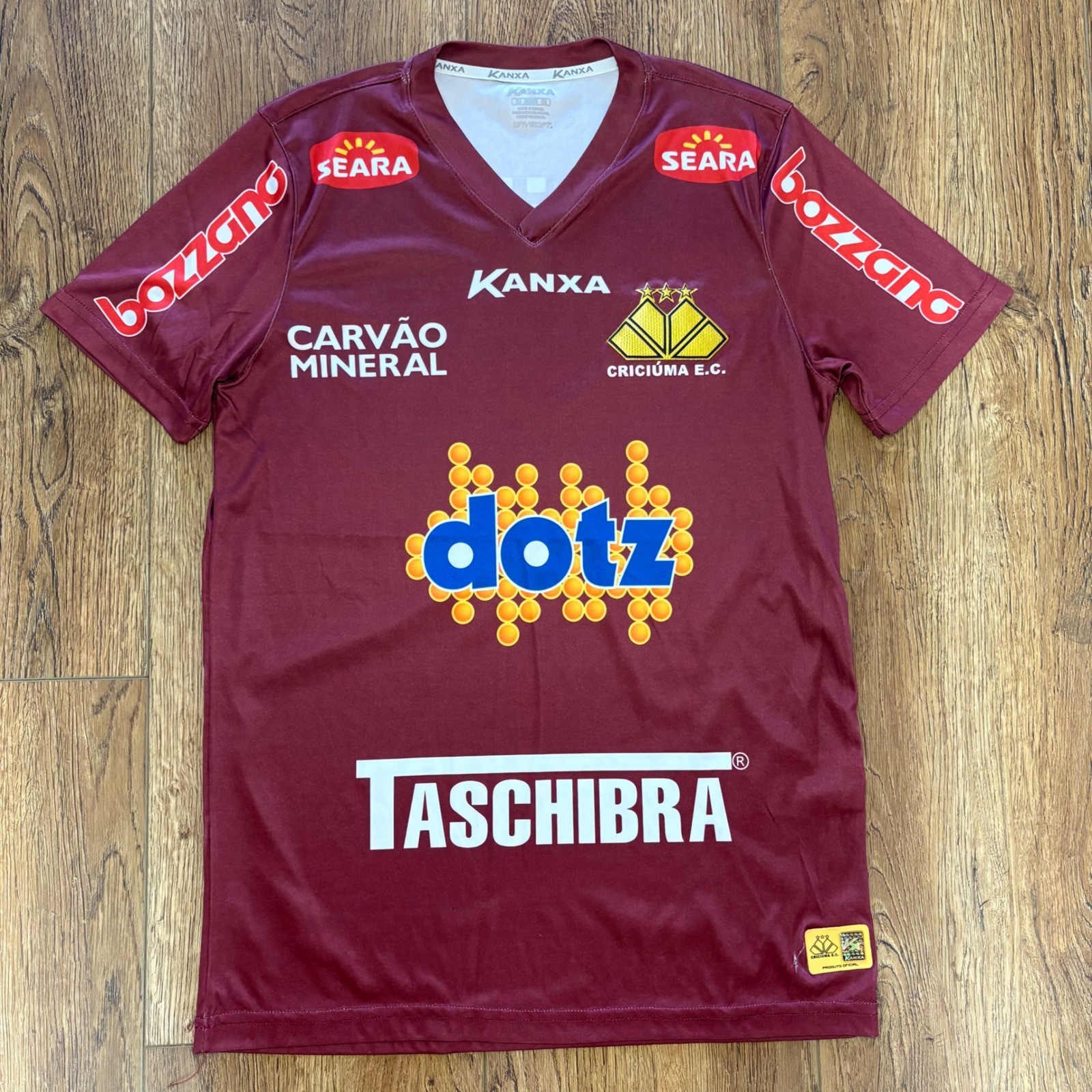 Criciuma EC Football Soccer Brazil Jersey Shirt 2014 Rare Medium Kanxa Authentic