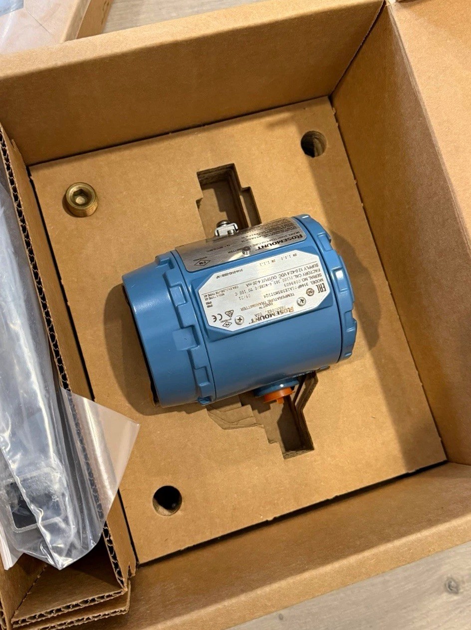 Rosemount 3144P Temperature Transmitter Analog 4-20 mA 12-42.4 VDC Rosemount 3144P Temperature Transmitter Analog 4-20 mA 12-42.4 VDC