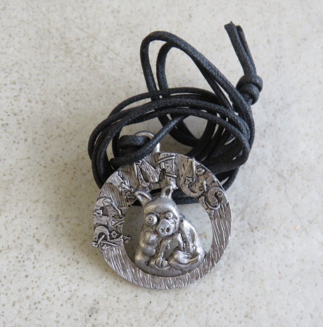 Vintage Primus Necklace Pork Soda Pendant Punchbowl Les Claypool Rare