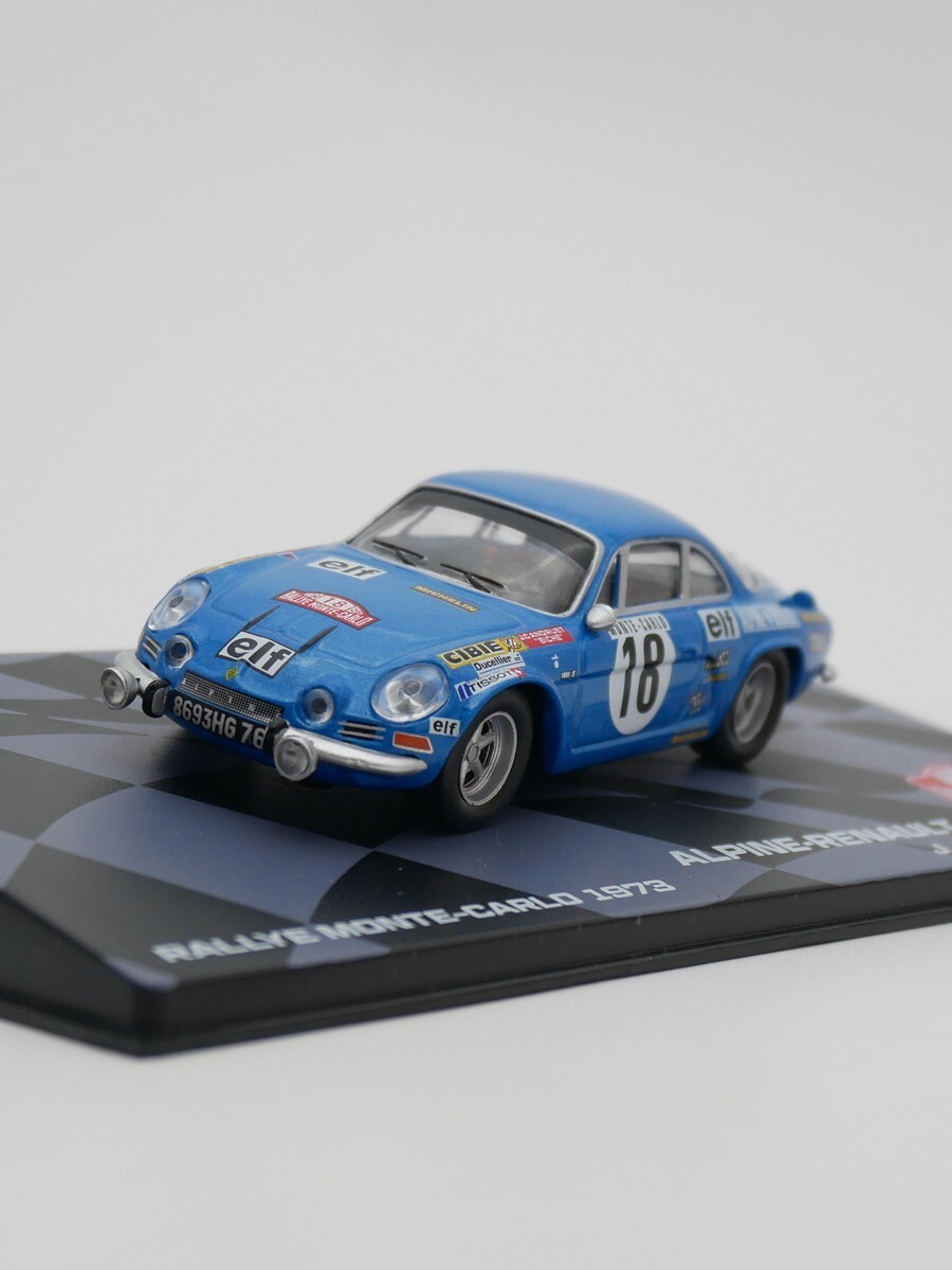 Atlas 1:43 ALPINE RENAULT A110 1800 J. ANDRUET WRC 1973 Diecast Car Model Atlas 1:43 ALPINE RENAULT A110 1800 J. ANDRUET WRC 1973 Diecast Car Model