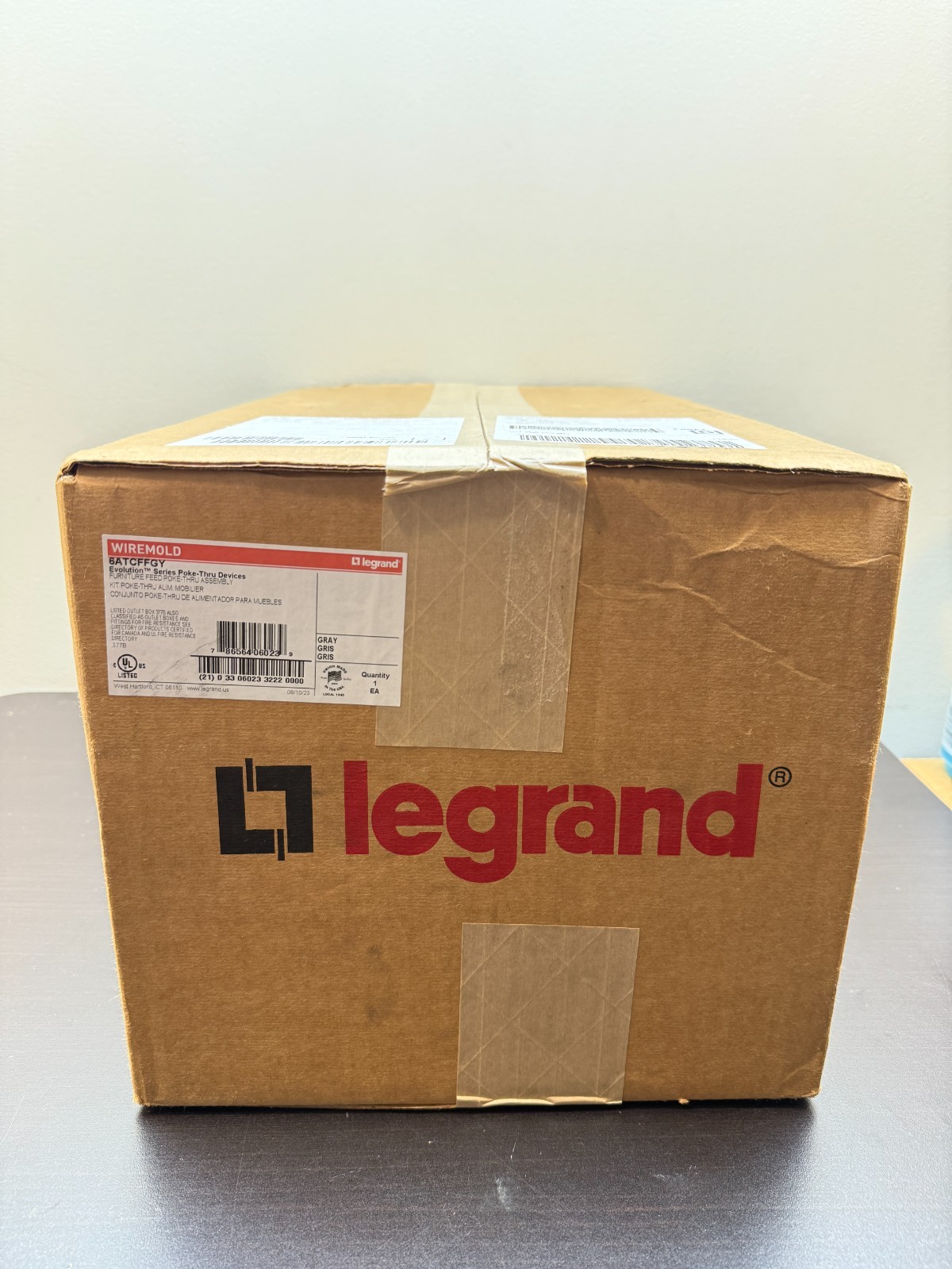 New Legrand Wiremold Evolution 6ATCFF Poke-Thru Devices 6ATCFFGY