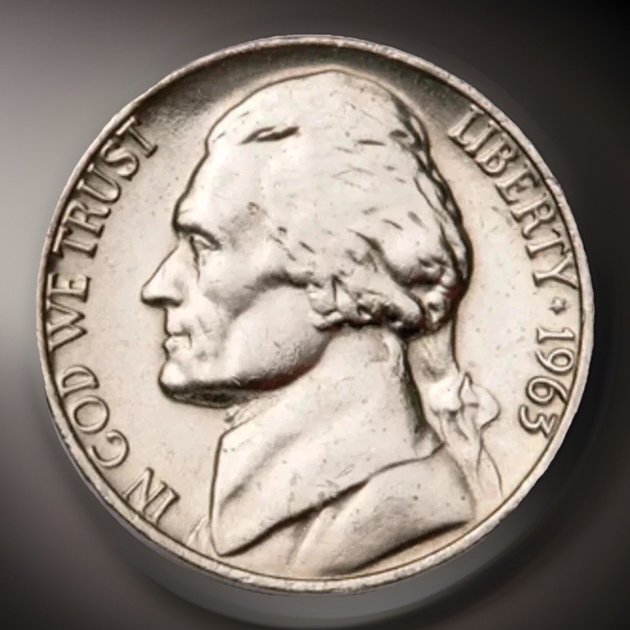 1963-D Jefferson Nickel 5c Coin From Original Bank Roll Fast Shipping 1004 1963-D Jefferson Nickel 5c Coin From Original Bank Roll Fast Shipping 1004