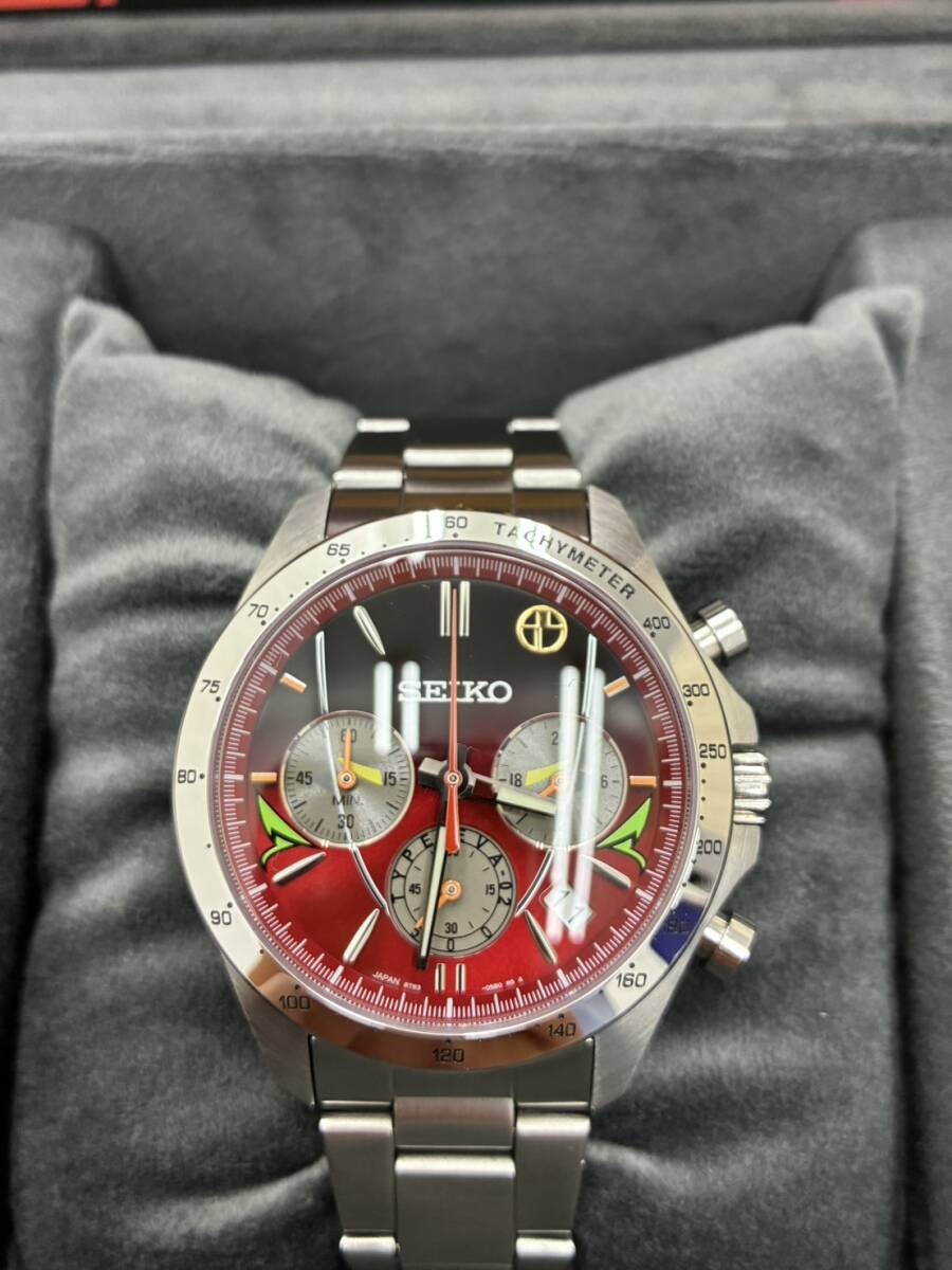 SEIKO EVA-02 Asuka Watch Evangelion x Shinkalion Limited 5000pcs JP Rare