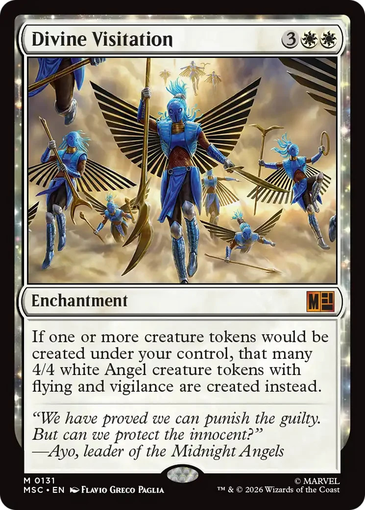 MTG Divine Visitation [Marvel Super Heroes Commander] Near Mint Magic