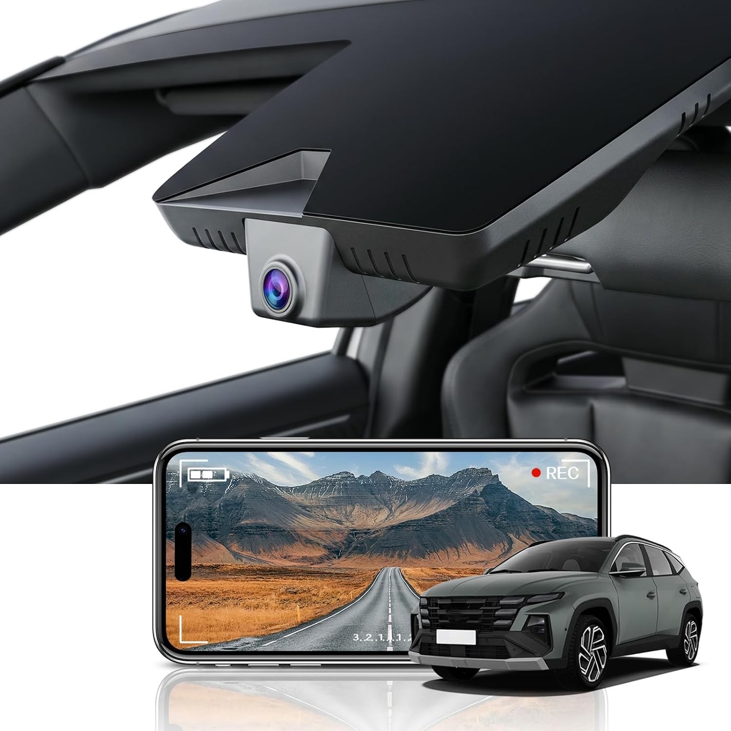 KBSYNT 4K Dash Cam for Hyundai Tucson Santa Cruz 2022-2026 WiFi 64GB KBSYNT 4K Dash Cam for Hyundai Tucson Santa Cruz 2022-2026 WiFi 64GB