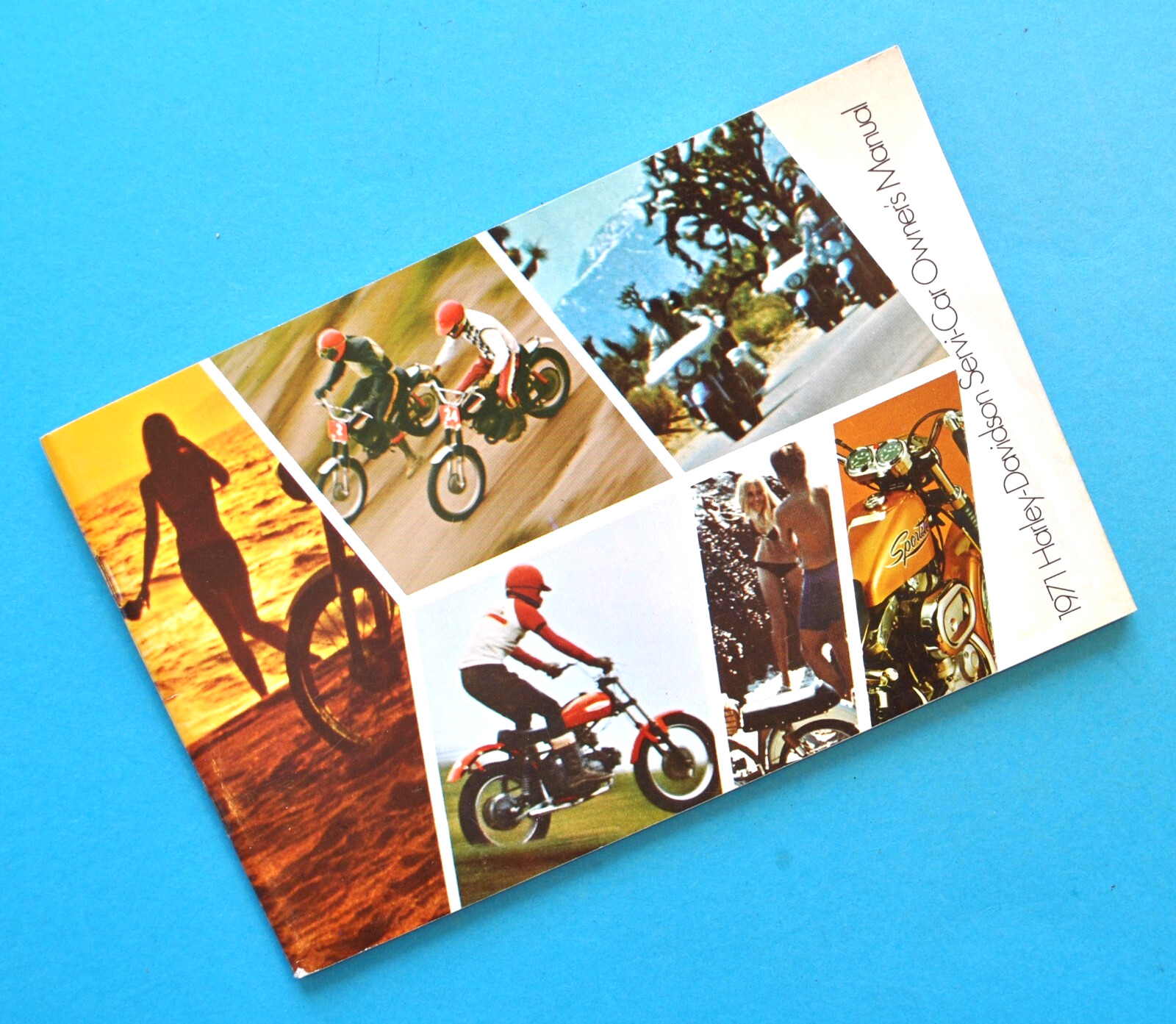 Antique Vintage Original 1971 Harley GE Servi Car Owners Manual Rider Hand Book