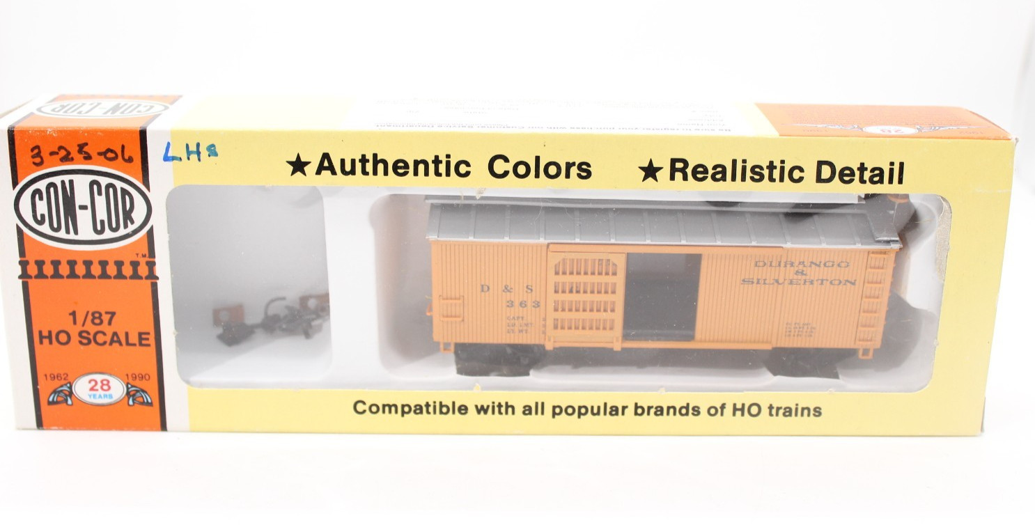 Con -Cor HO Scale Old Time Special Edition Durango & Silverton Box Car
