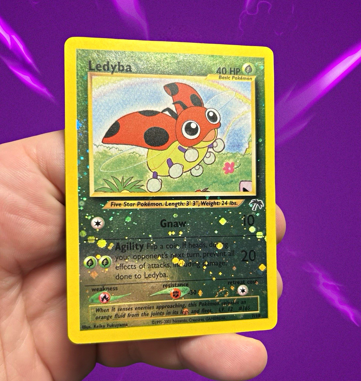 Southern Islands Ledyba 07/18 Reverse Holo Promo Pokemon TCG English 40 HP