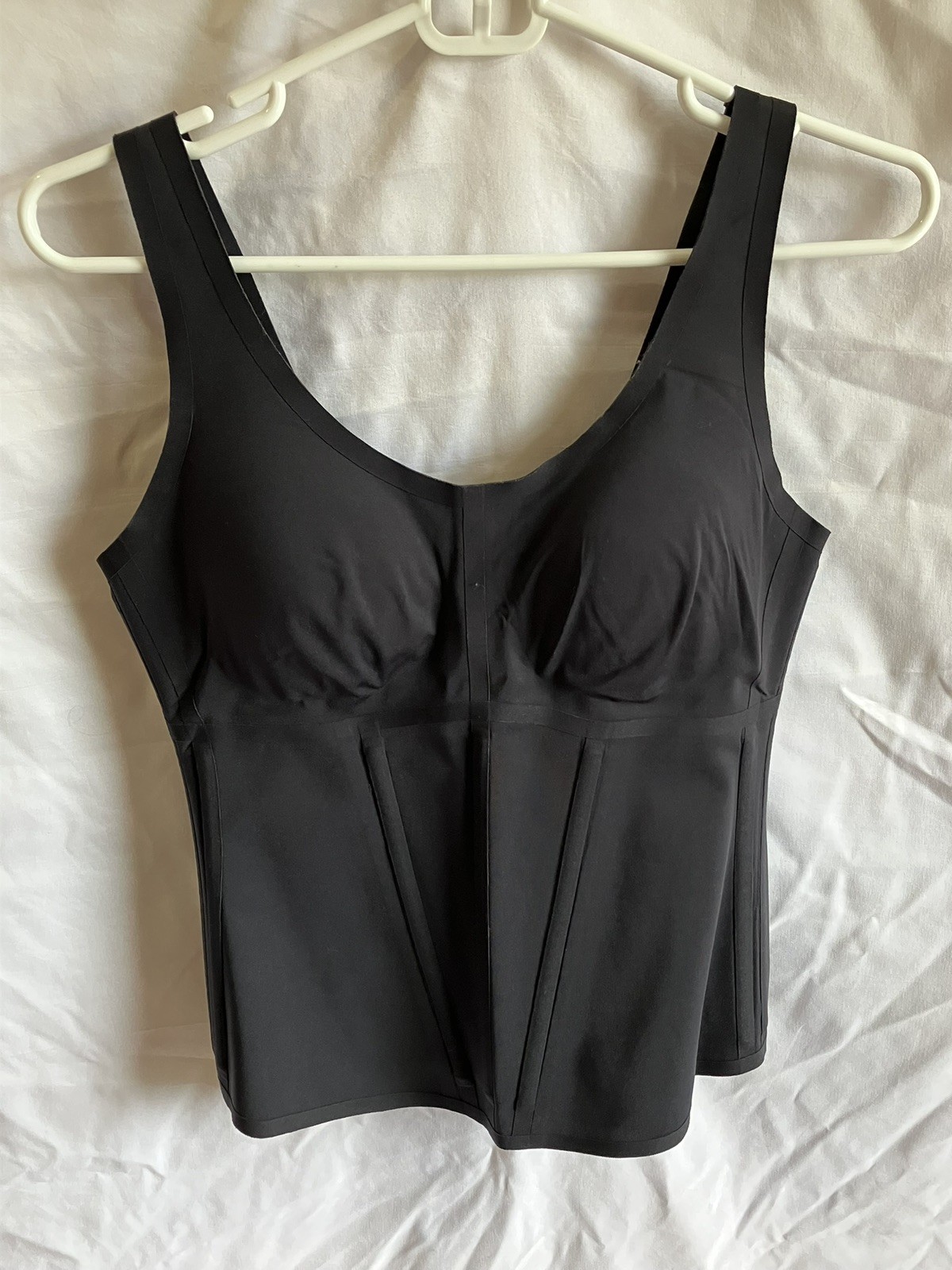Honeylove Liftwear Tank XL Black Body Sculpting Shapewear Padded