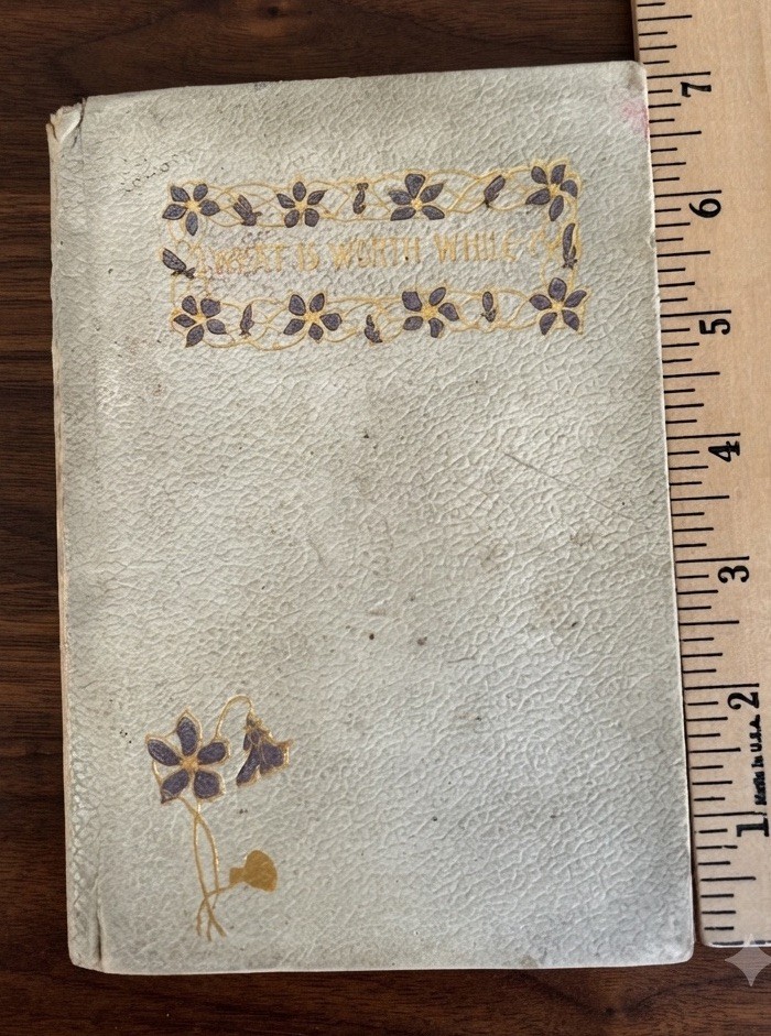 1st Edition-1893 What Is Worth While? Anna Robertson Brown 1st Woman Penn PhD