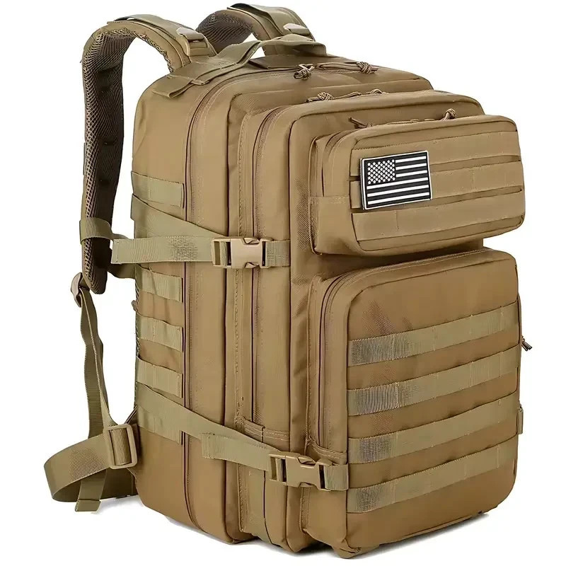 45L Large Military Tactical Backpack Army Molle Bag Rucksack 3 Day Assault Pack