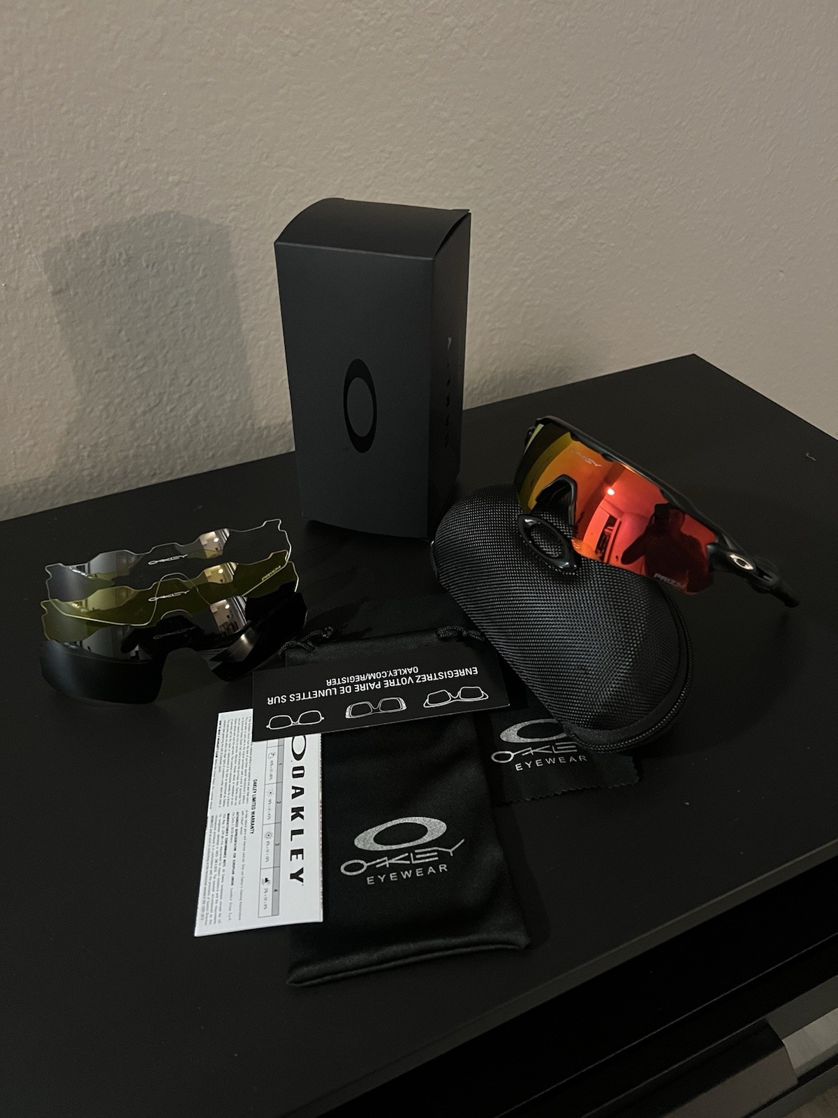 Oakley Radar EV Path OO9208 Matte Black Prizm Torch Trail Sunglasses