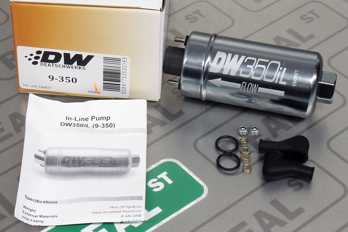 DeatschWerks 350 LPH DW350iL In-Line External Fuel Pump DW350 9-350