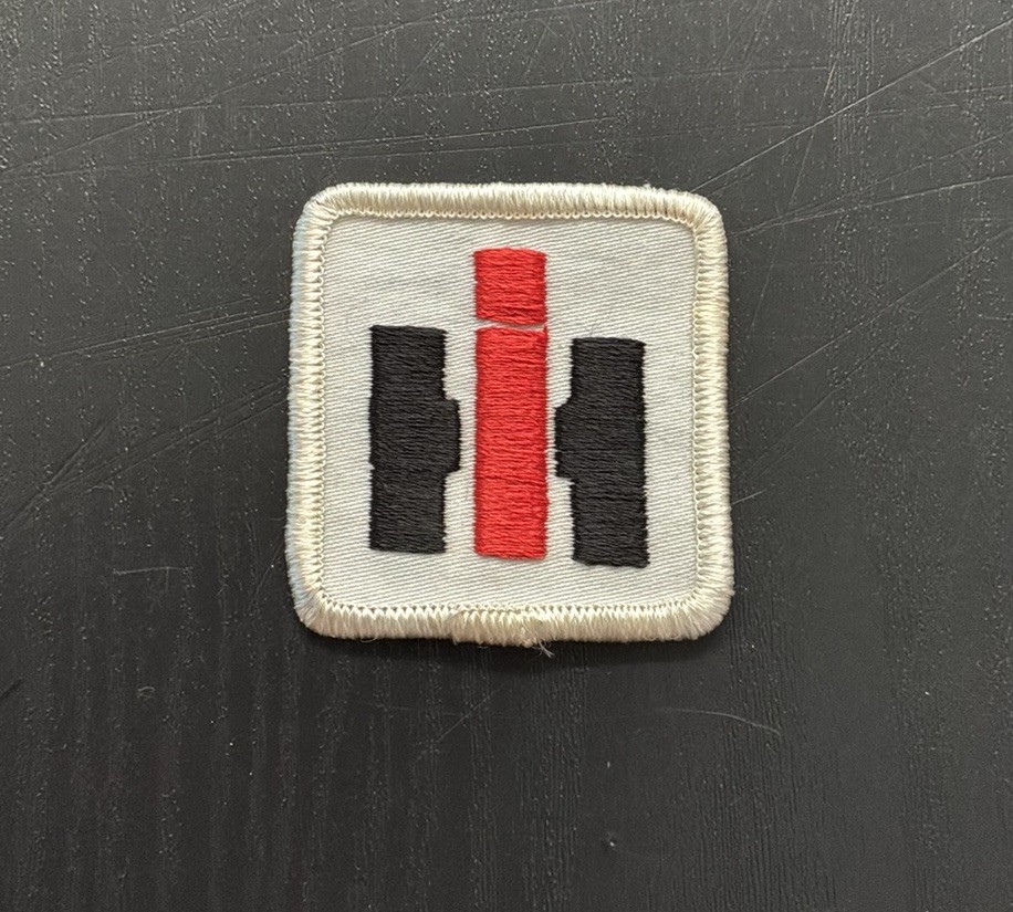 Vintage International Harvester Tractor Farm IH Logo Sew-On Patch 70s NOS Vintage International Harvester Tractor Farm IH Logo Sew-On Patch 70s NOS