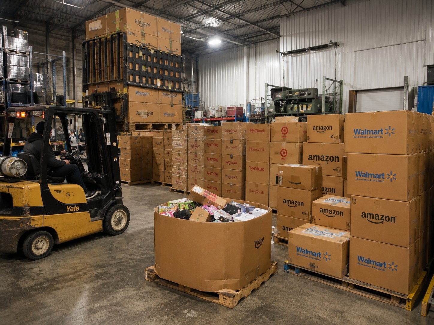 walmart shelf pulls assorted retail merchandise general goods liquidation lot