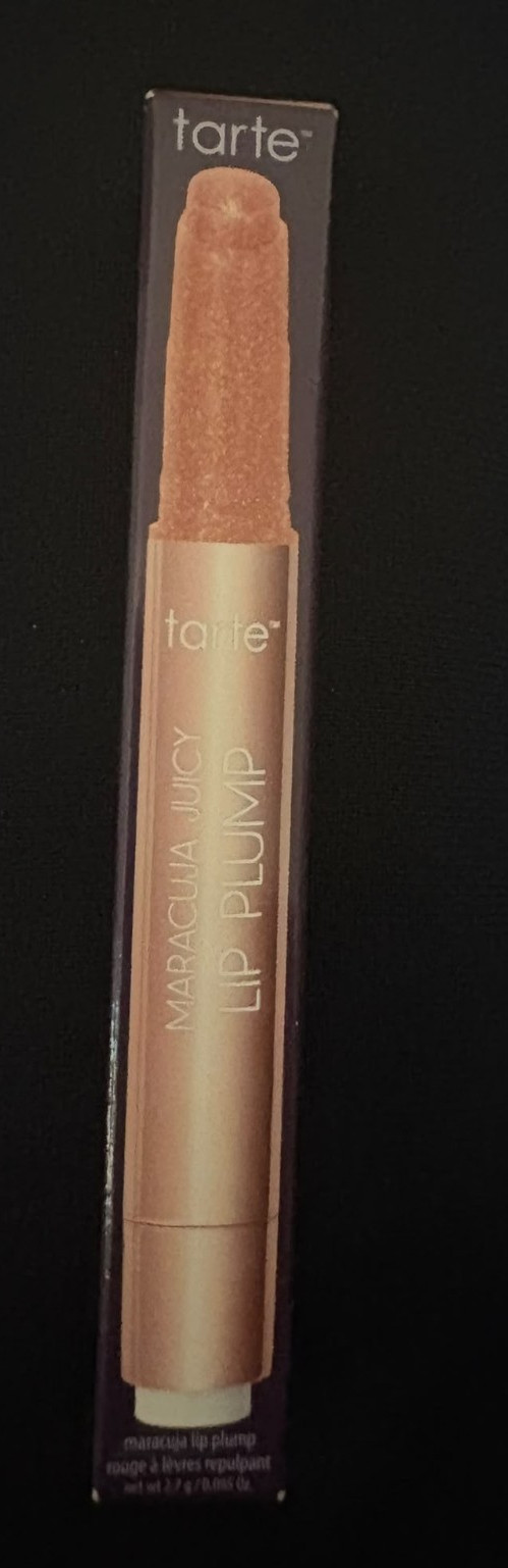 Tarte Maracuja Juicy Lip Plump in the shade Rosy Copper Shimmer Glass. Tarte Maracuja Juicy Lip Plump in the shade Rosy Copper Shimmer Glass.
