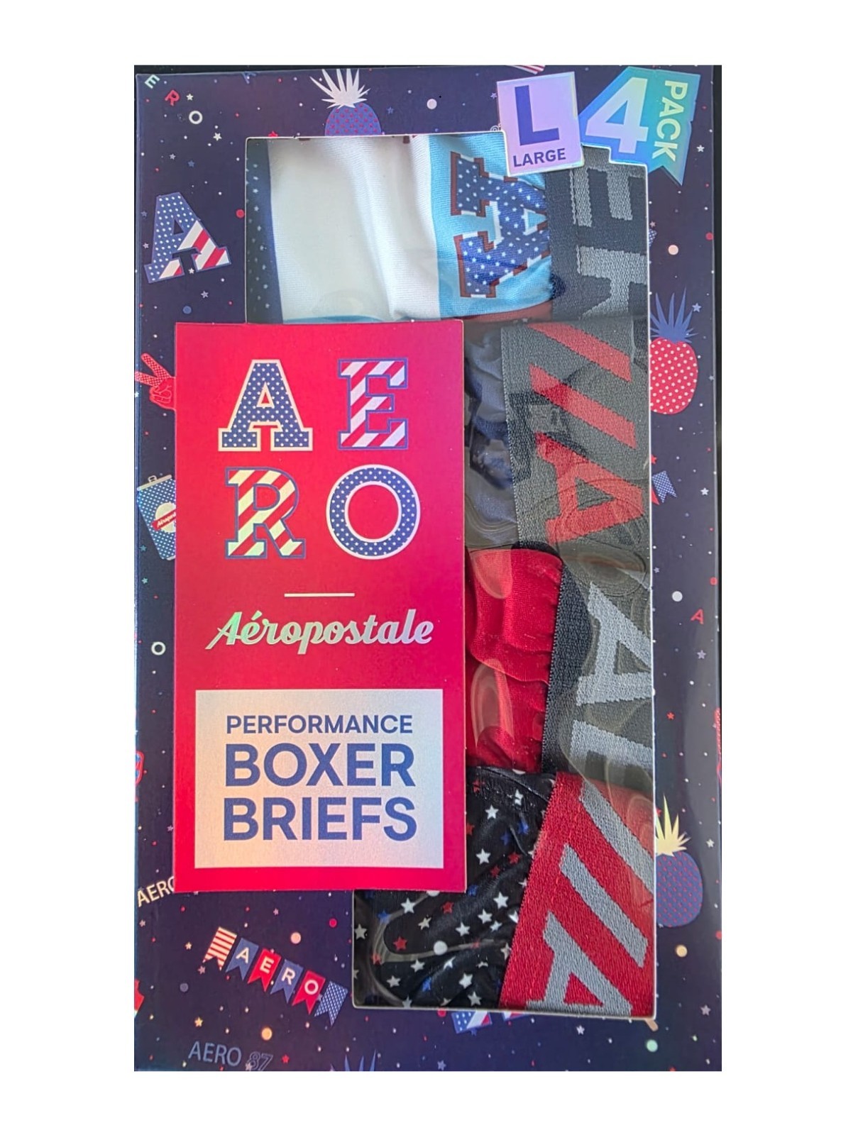 Aeropostale  Men’s Special Edition 4pk. Performance Boxer Briefs