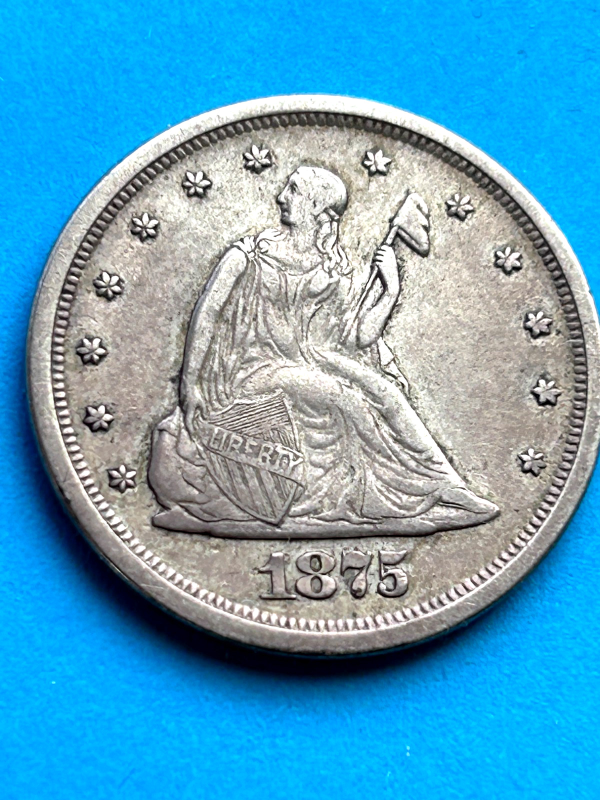 1875-S Twenty (20) Cent Piece Nice XF / AU GREAT COIN